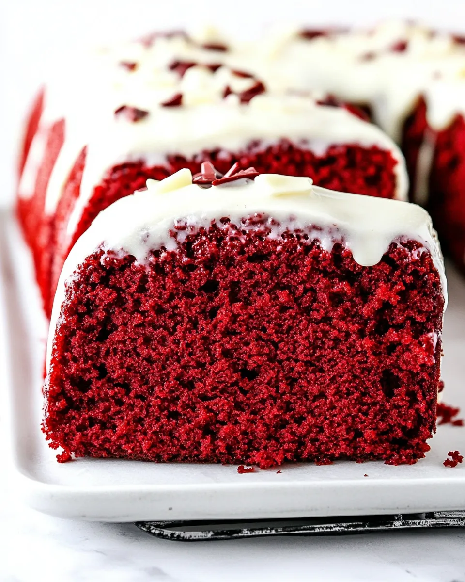 Delicious Red Velvet Pound Cake picture