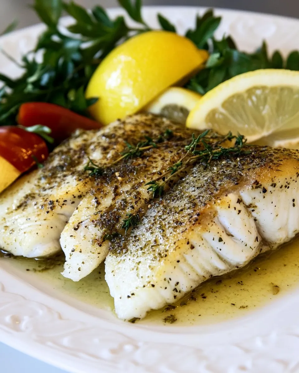 Delicious Roasted Snapper Fillet and Sustainable Seafood photo