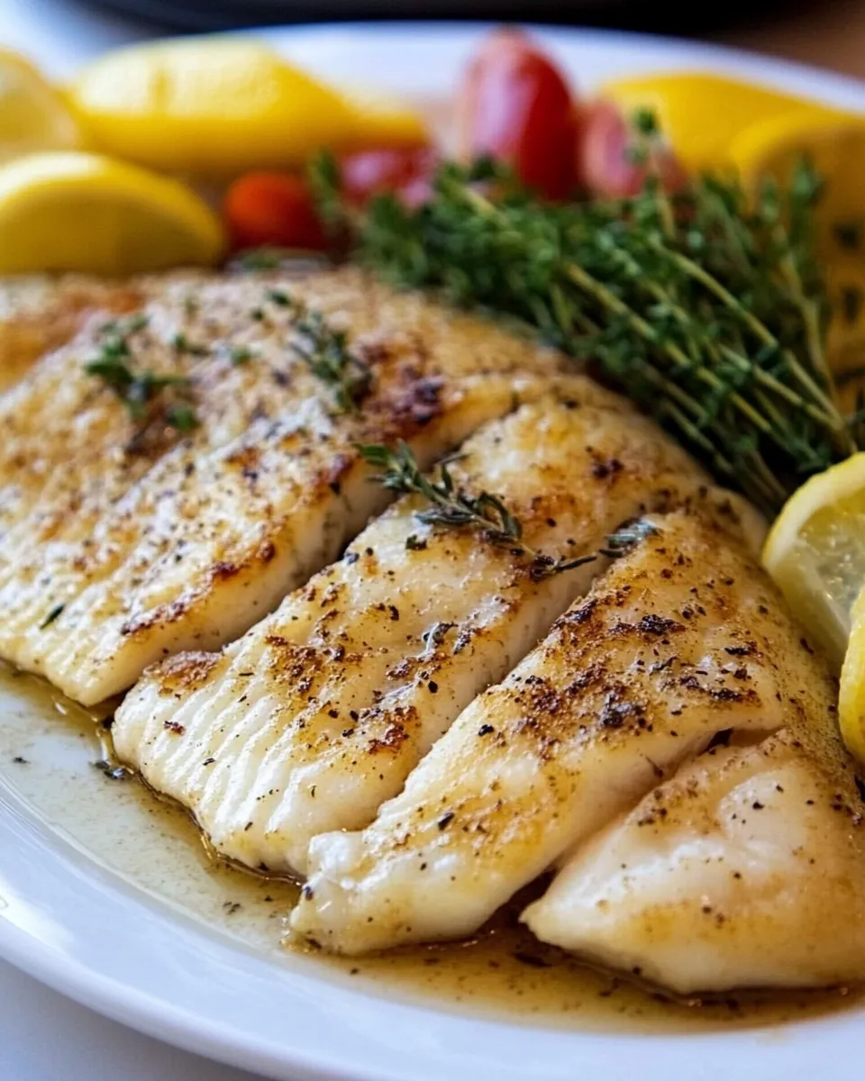 Classic Roasted Snapper Fillet and Sustainable Seafood dish photo