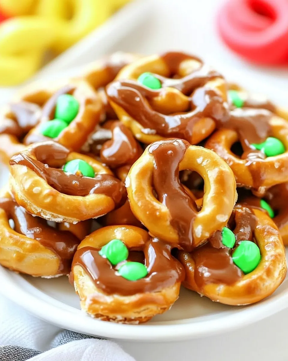 Easy Rolo Pretzel Bites food shot