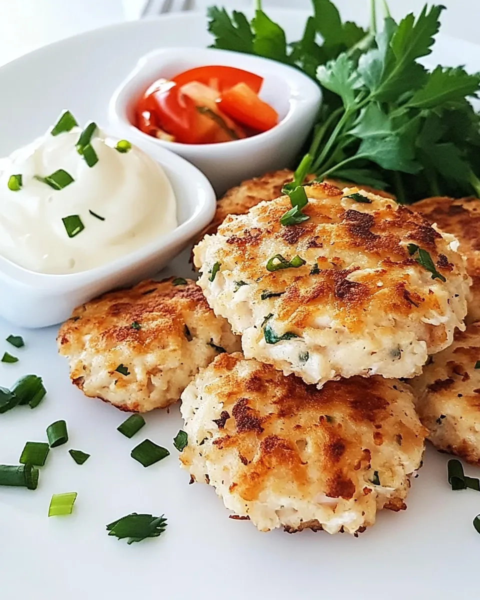 Delicious Salmon Patties plate image