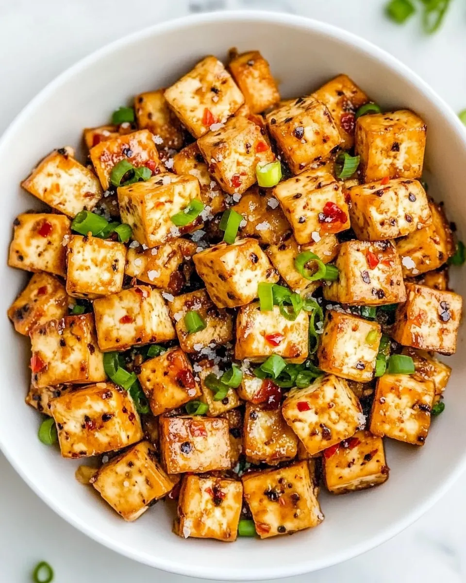 Classic Salt and Pepper Tofu dish photo