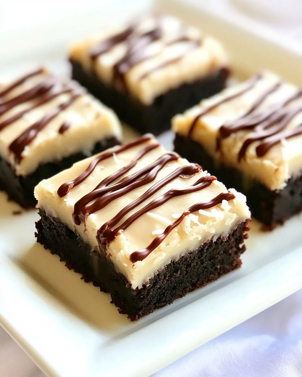 Homemade Salted Caramel Coconut Brownies photo