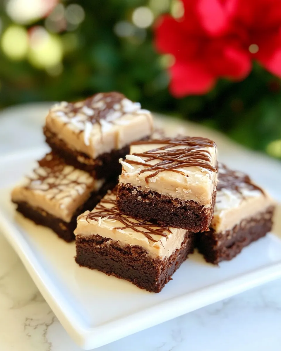 Classic Salted Caramel Coconut Brownies image