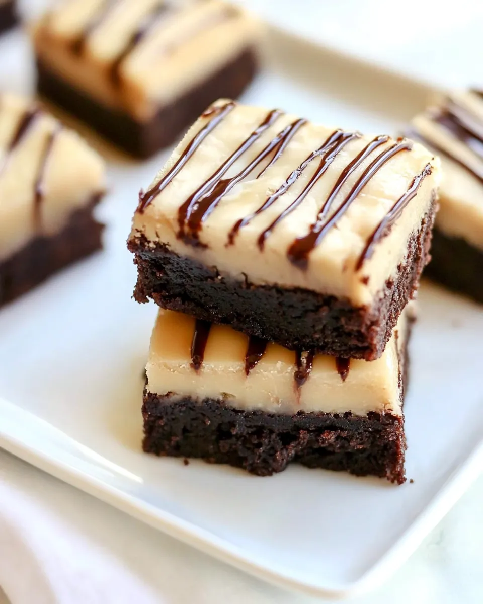 Delicious Salted Caramel Coconut Brownies food shot