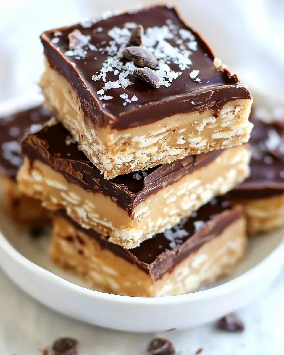 Classic Salted Chocolate & Ritz Nougat Bars image