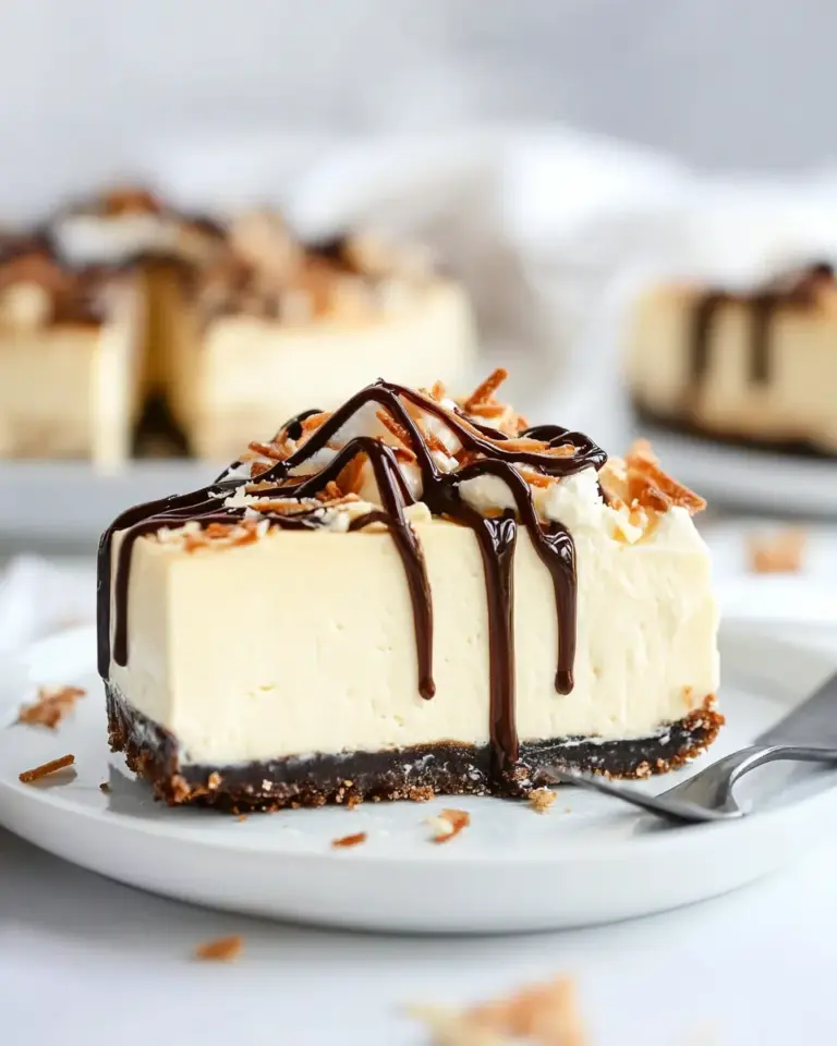 Homemade Samoa Cheesecake photo