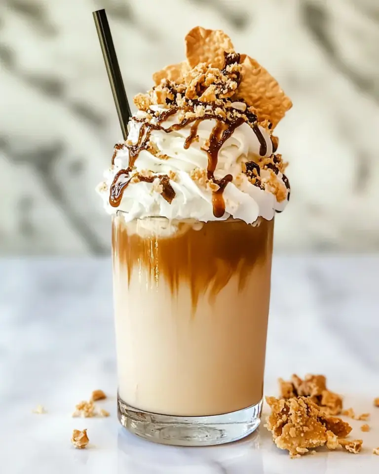 Homemade Samoas Iced Coffee photo