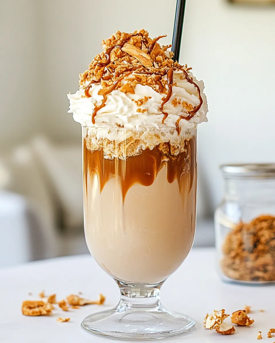 Delicious Samoas Iced Coffee food shot
