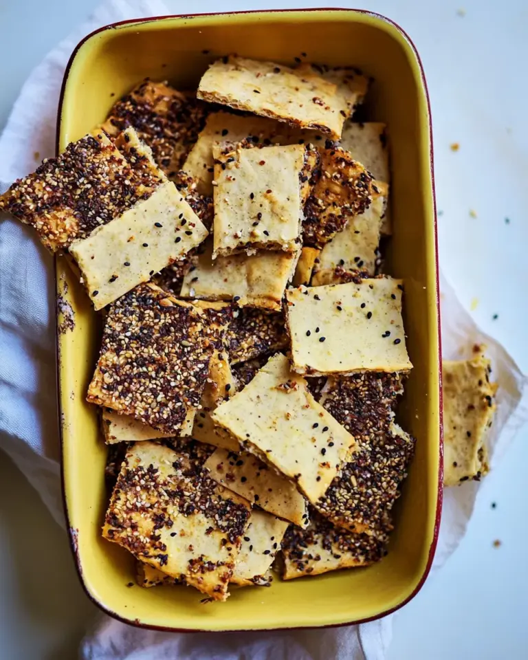 Homemade Seedy Furikake Crackers photo