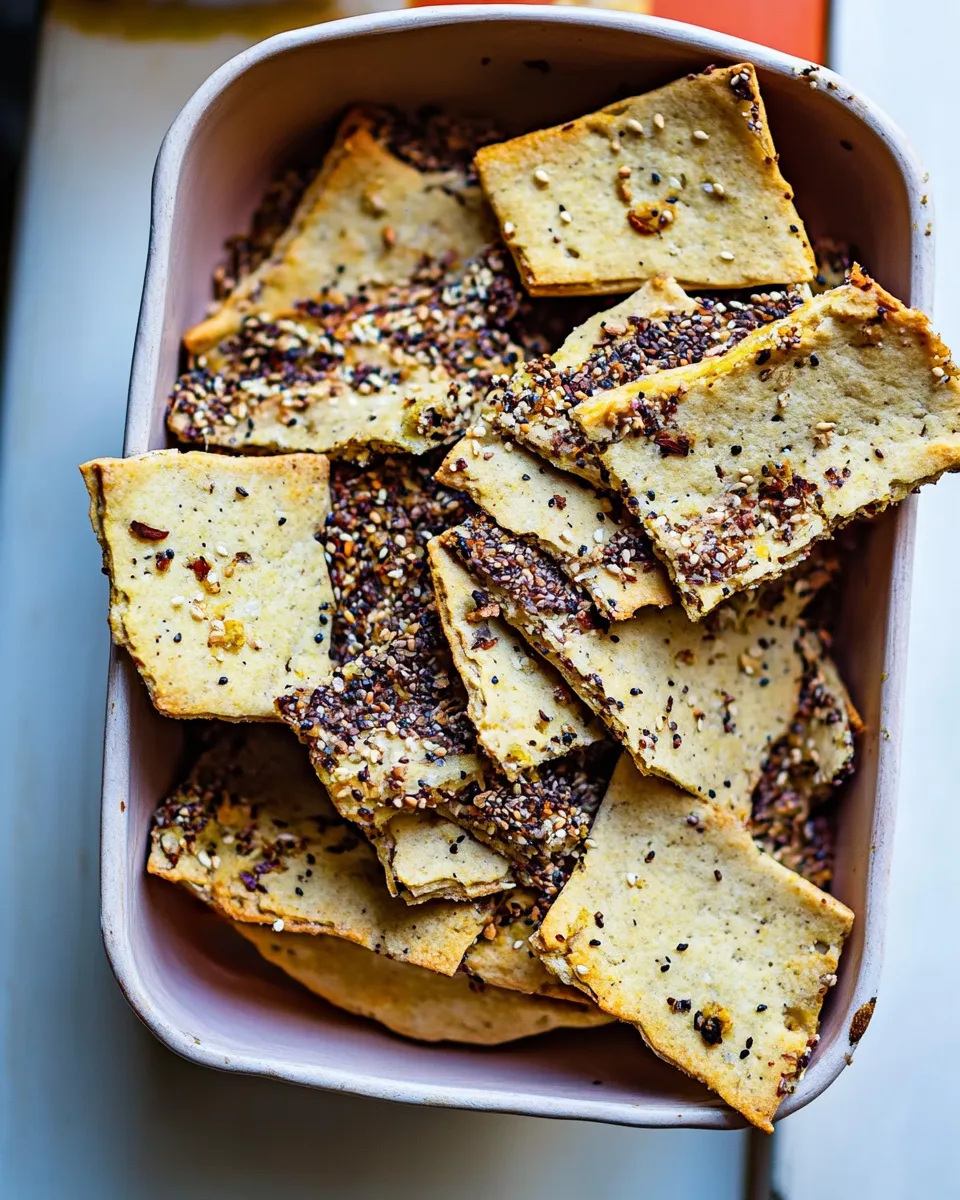 Easy Seedy Furikake Crackers recipe photo
