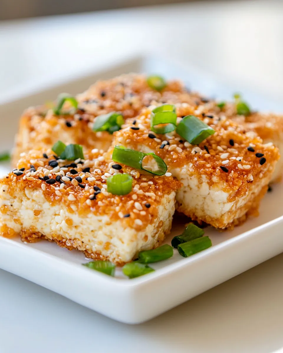 Easy Sesame Crusted Tofu recipe photo