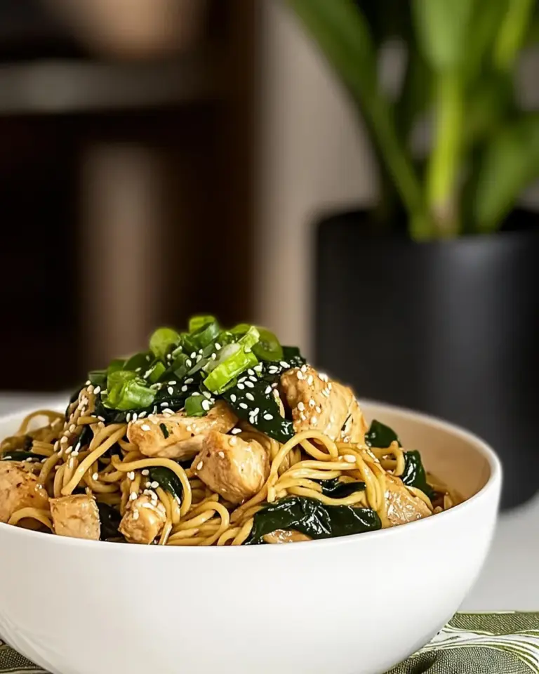 Homemade Sesame Noodles with Chicken photo