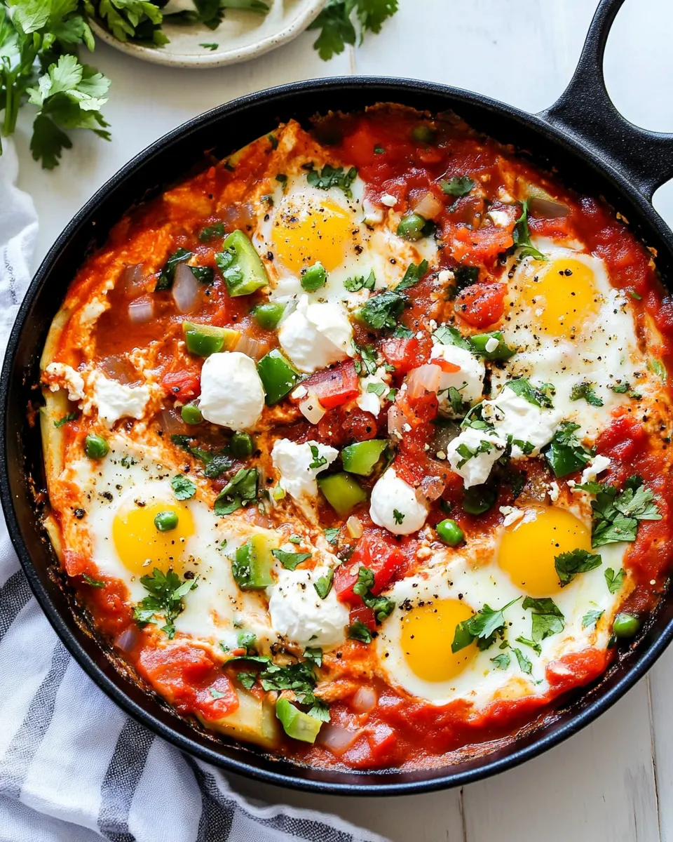 Easy Shakshuka food shot