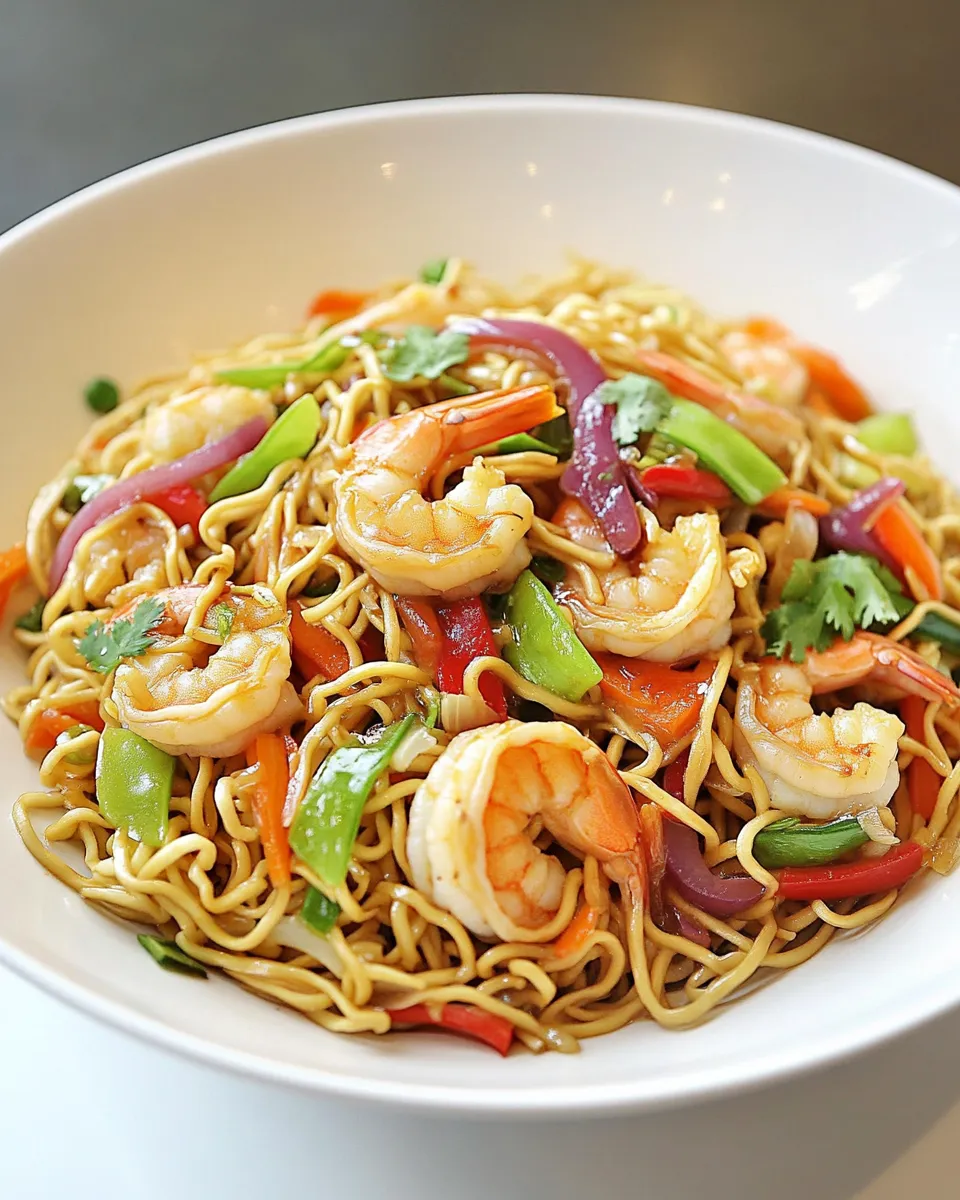 Classic Shrimp Chow Mein Recipe image