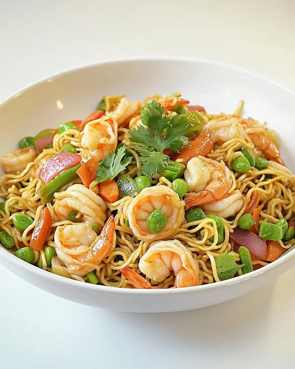 Delicious Shrimp Chow Mein Recipe recipe photo