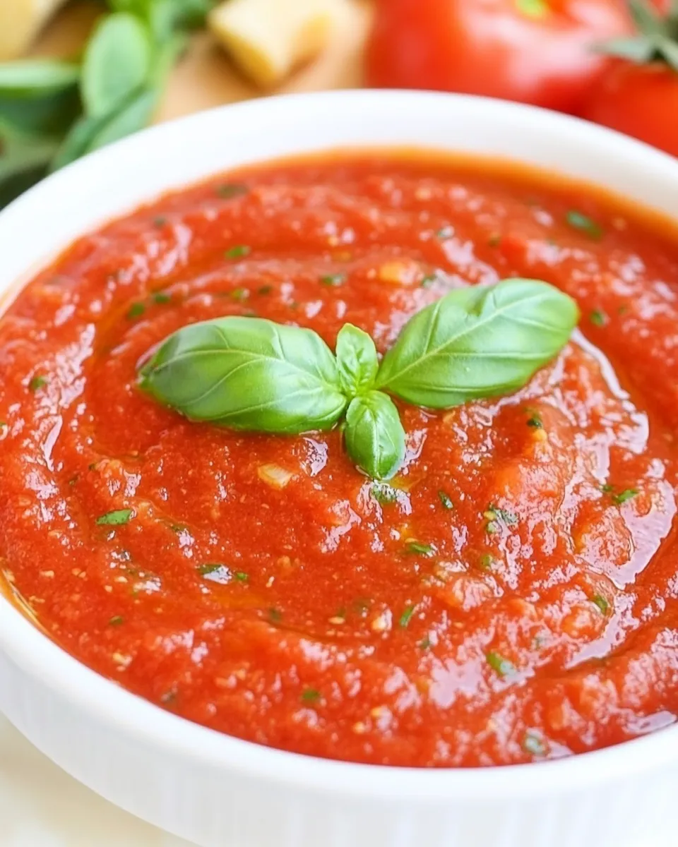 Classic Simple Marinara Sauce Recipe recipe image