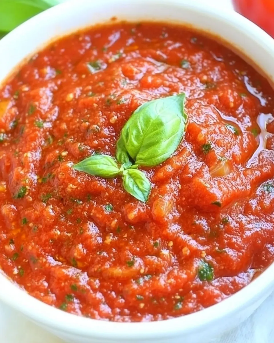 Easy Simple Marinara Sauce Recipe dish photo