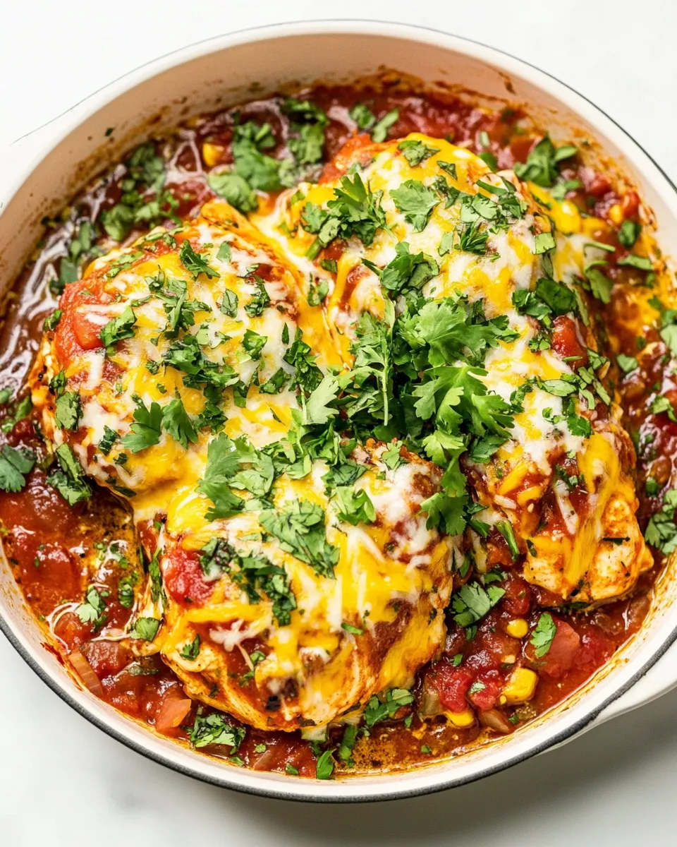 Easy Skillet Salsa Chicken recipe photo