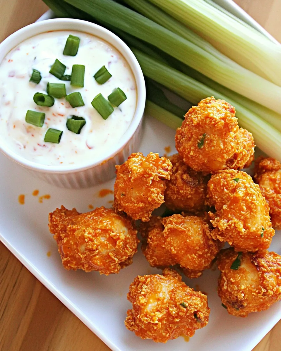 Delicious Skinny Buffalo Chicken Bites dish photo
