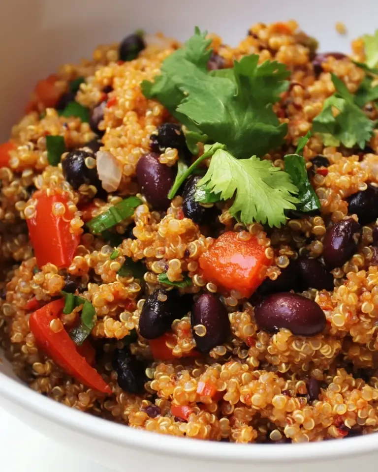 Delicious Skinny Quinoa with Black Beans recipe photo
