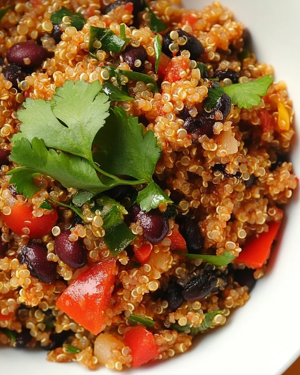 Healthy Skinny Quinoa with Black Beans dish photo