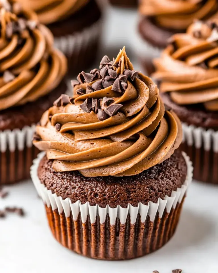 Homemade Small Batch Chocolate Cupcakes recipe photo