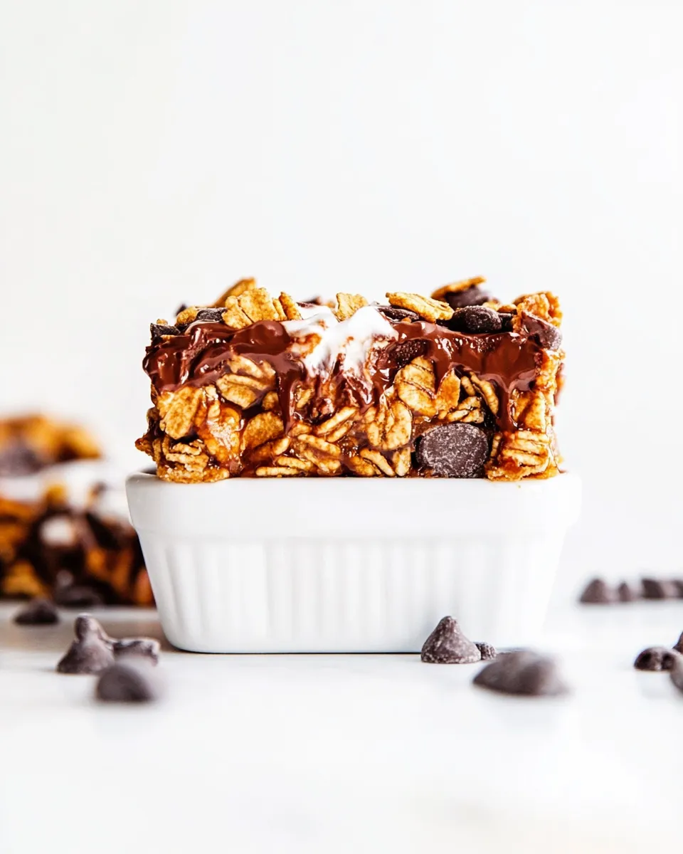 Homemade Smores Cereal Bars photo