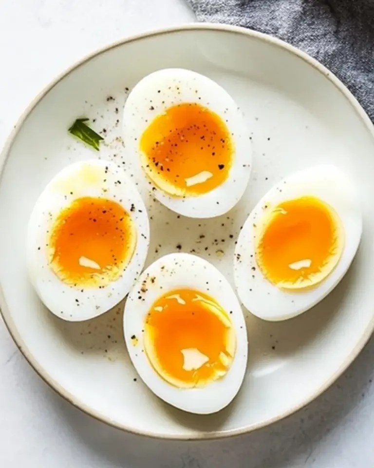 Homemade Soft Boiled Eggs Recipe photo