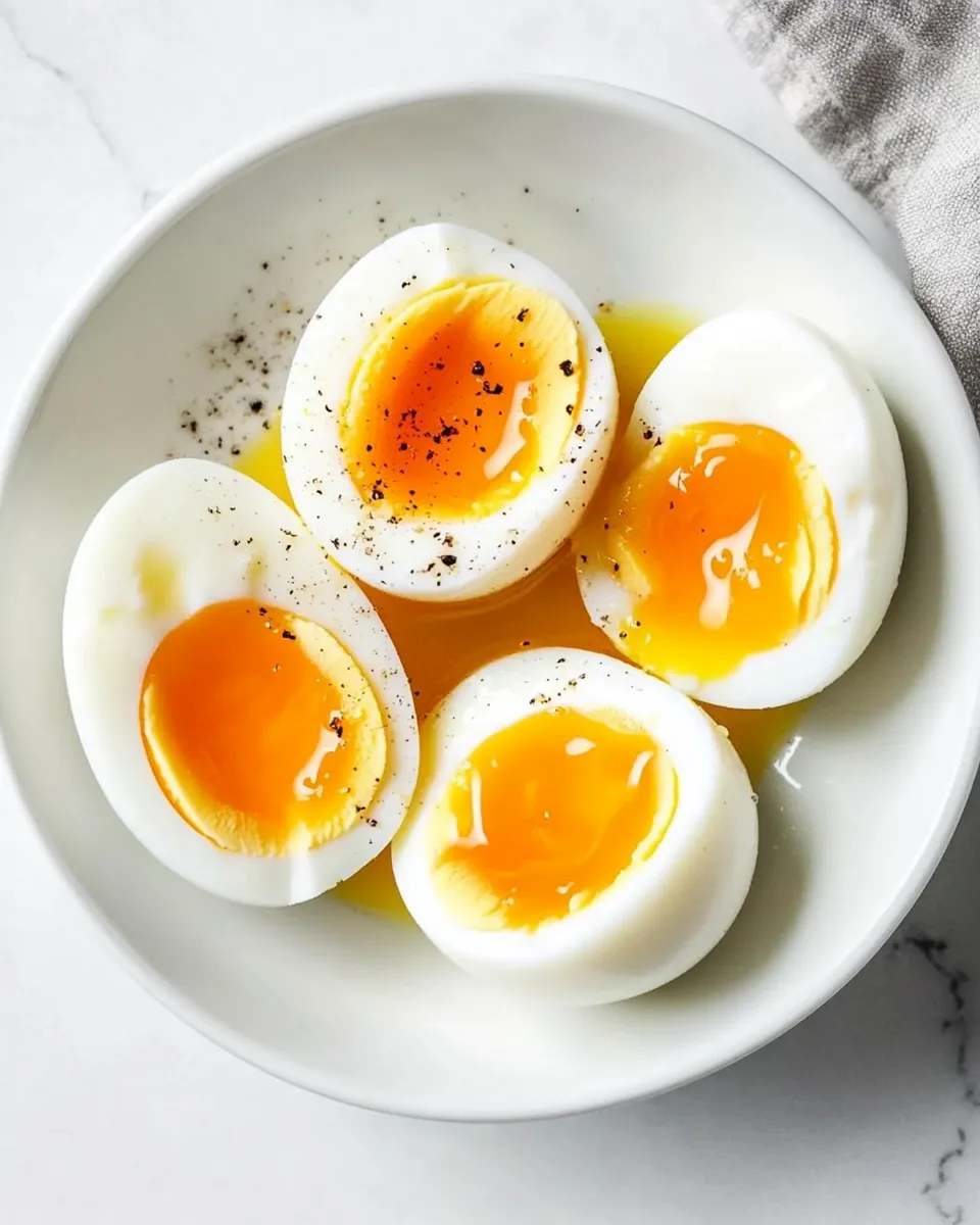 Delicious Soft Boiled Eggs Recipe dish photo