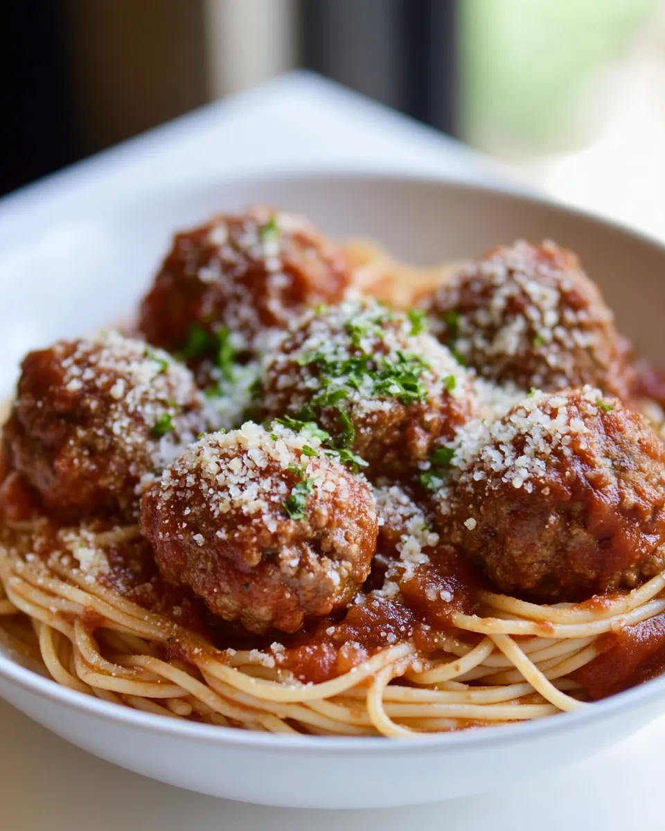 Homemade Spaghetti and Meatballs Recipe photo