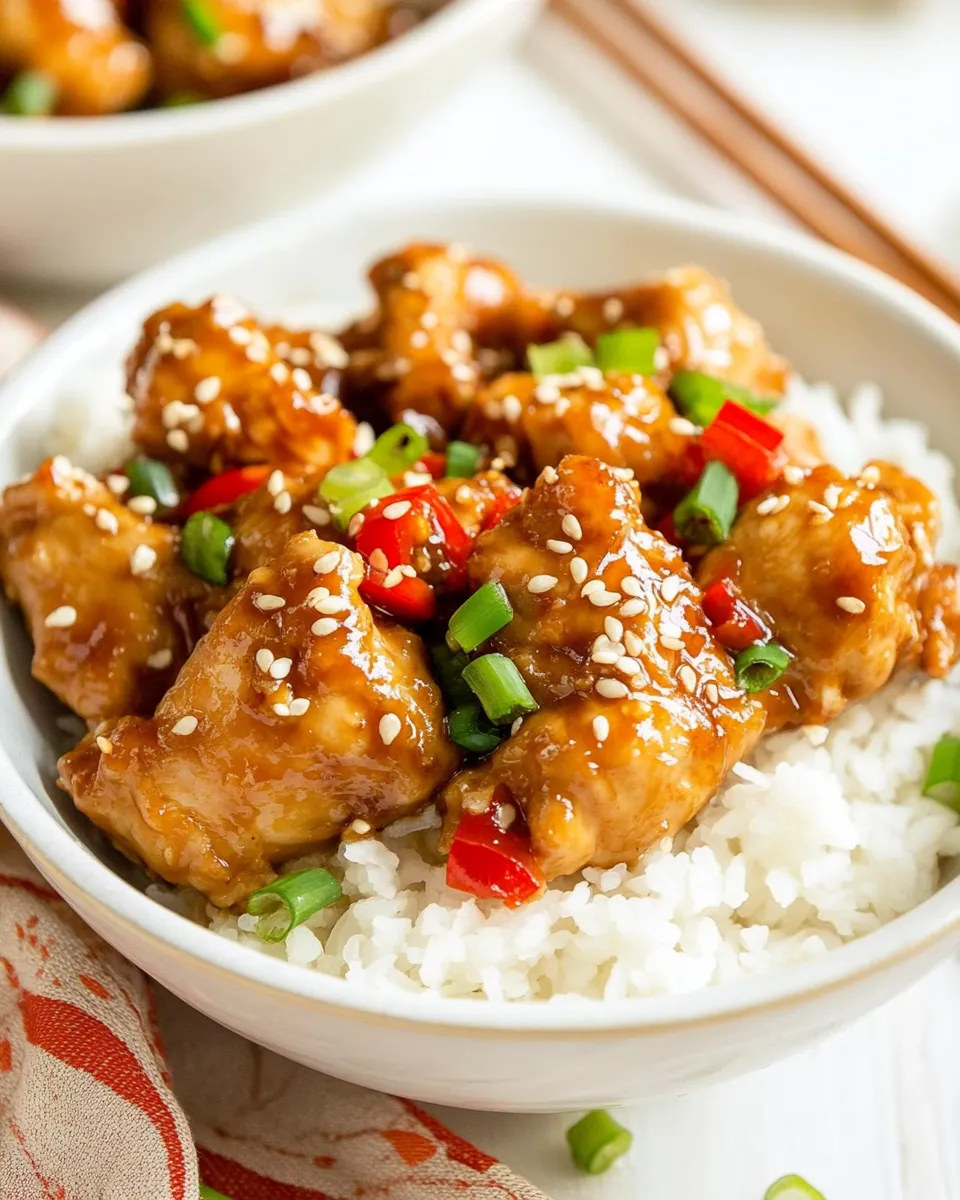 Homemade Spicy Asian Chicken photo