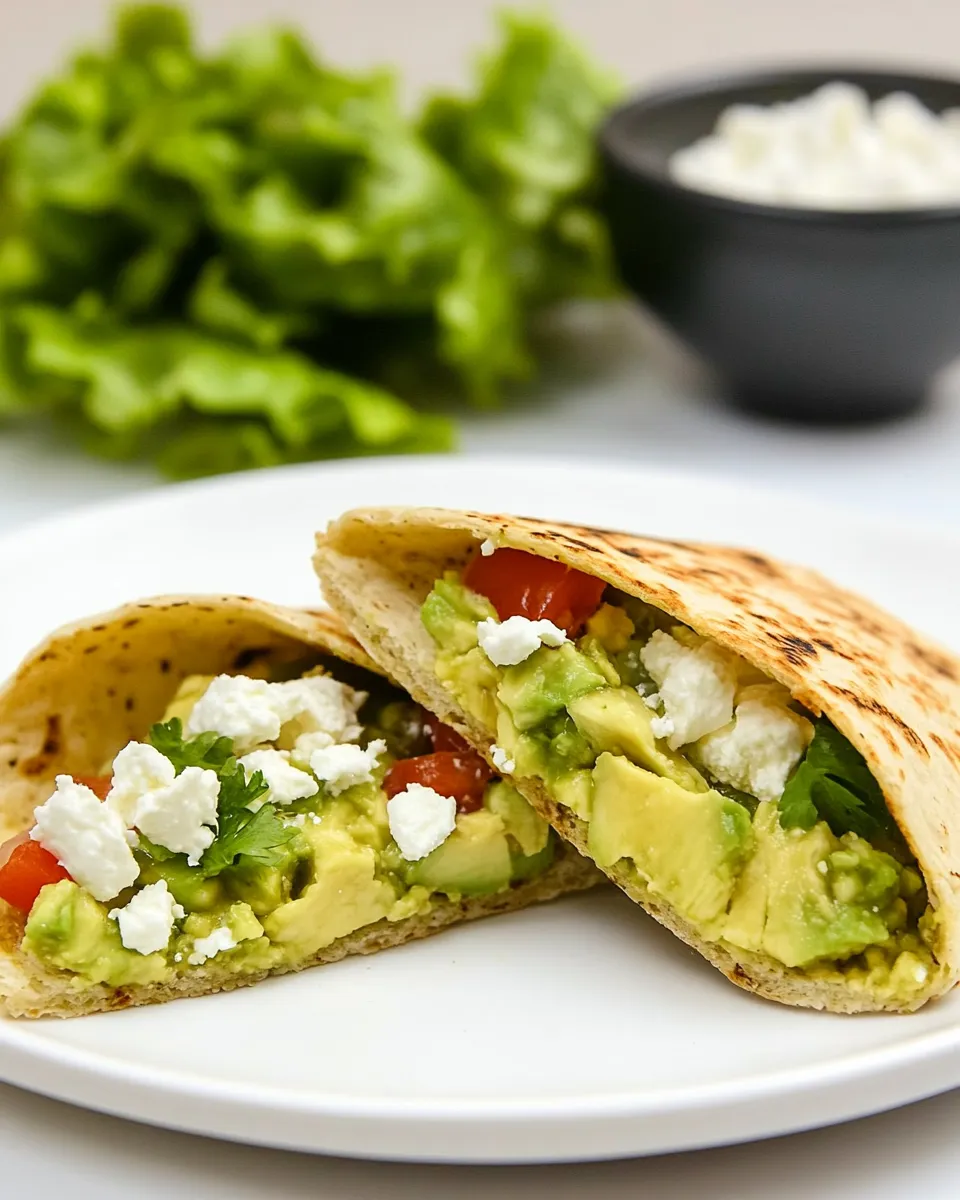Classic Spicy Avocado in Low-Carb Pita Bread image
