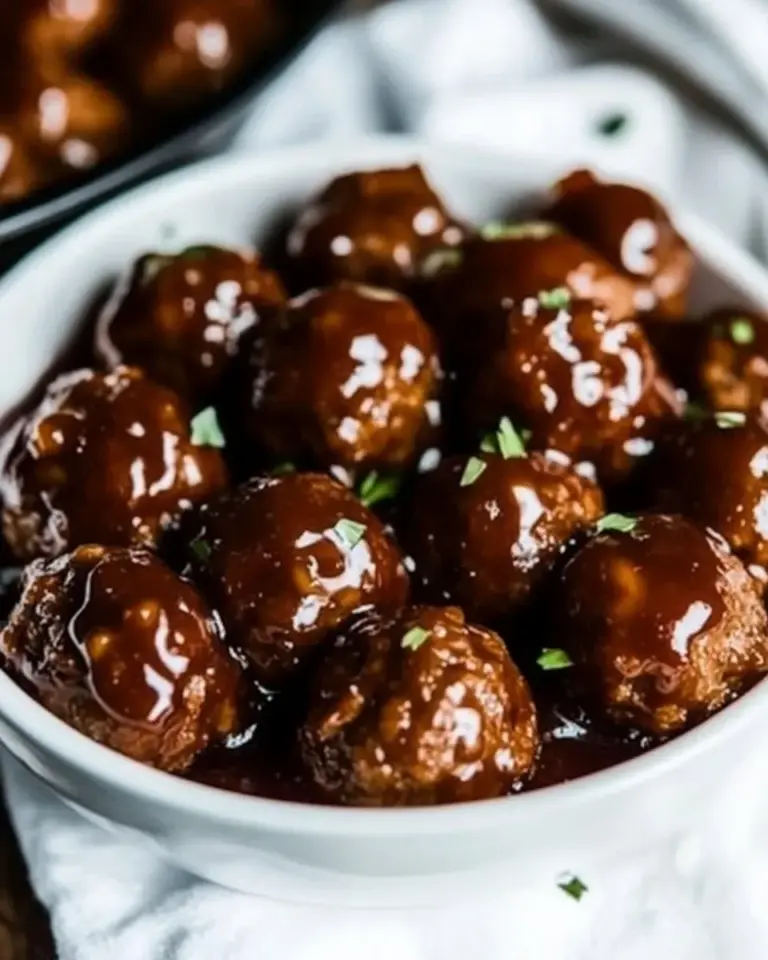 Homemade Spicy Grape Meatballs recipe photo