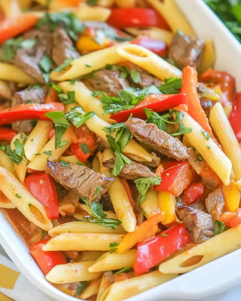 Homemade Steak Fajita Pasta photo