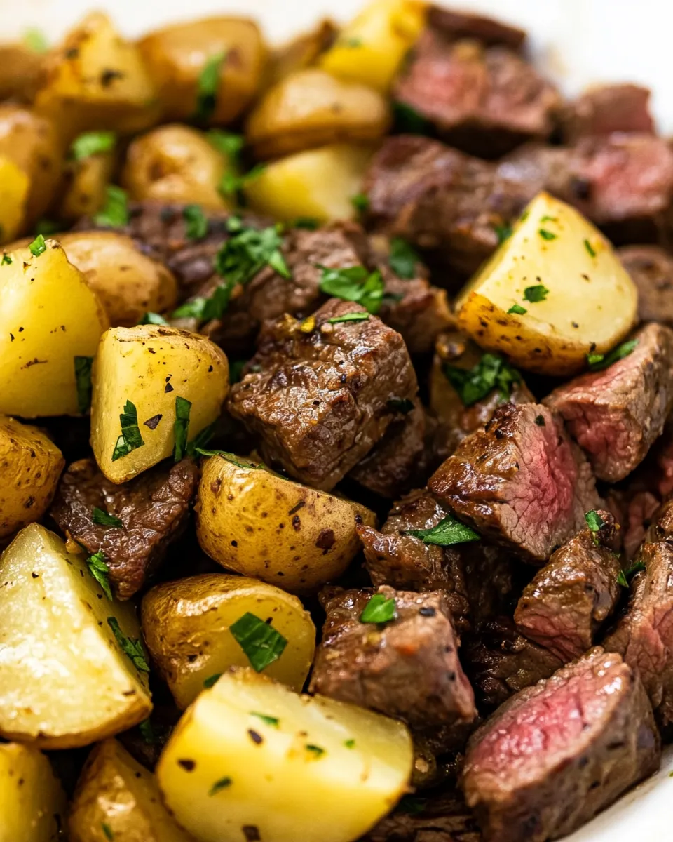 Homemade Steak and Potatoes photo