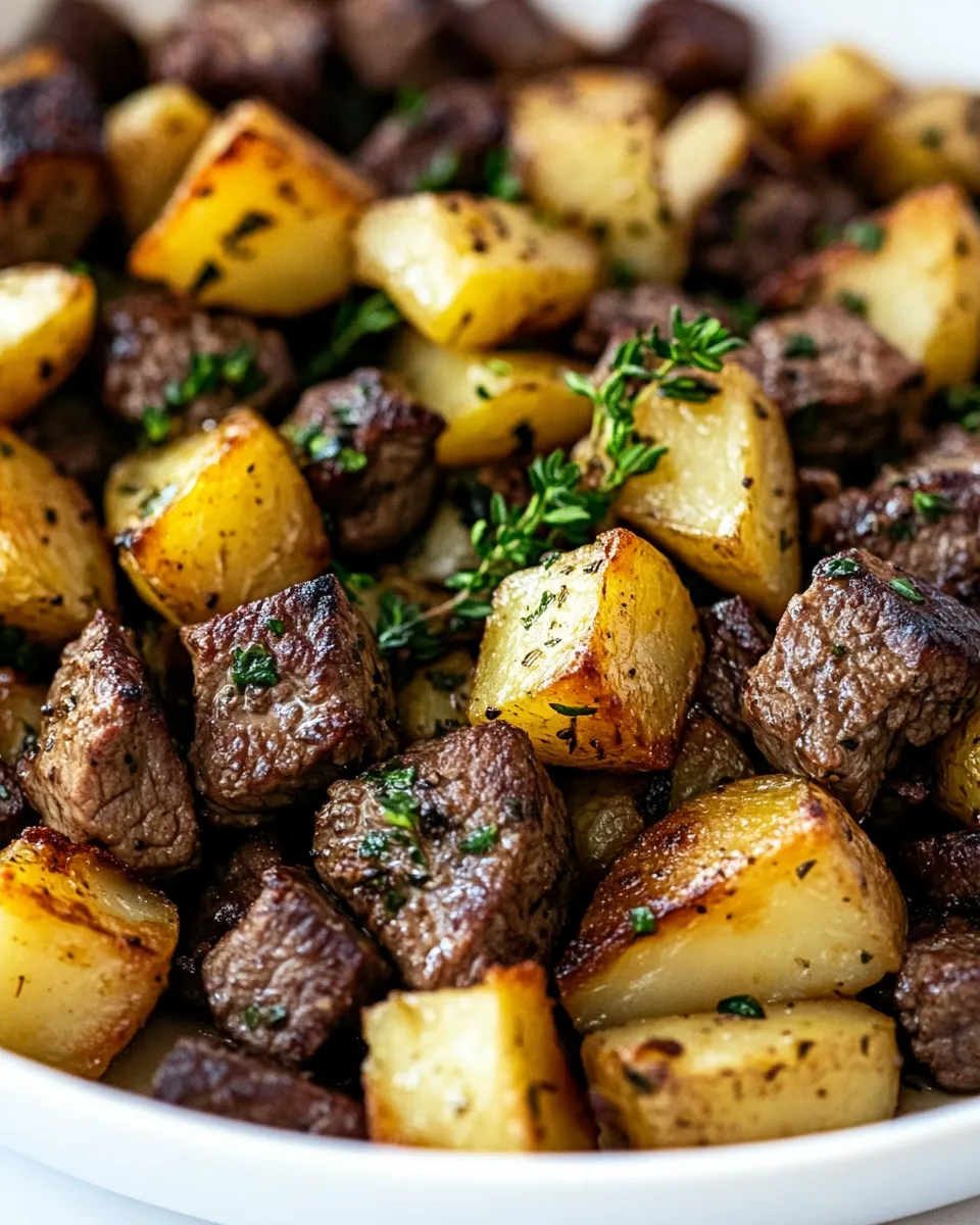 Classic Steak and Potatoes dish photo