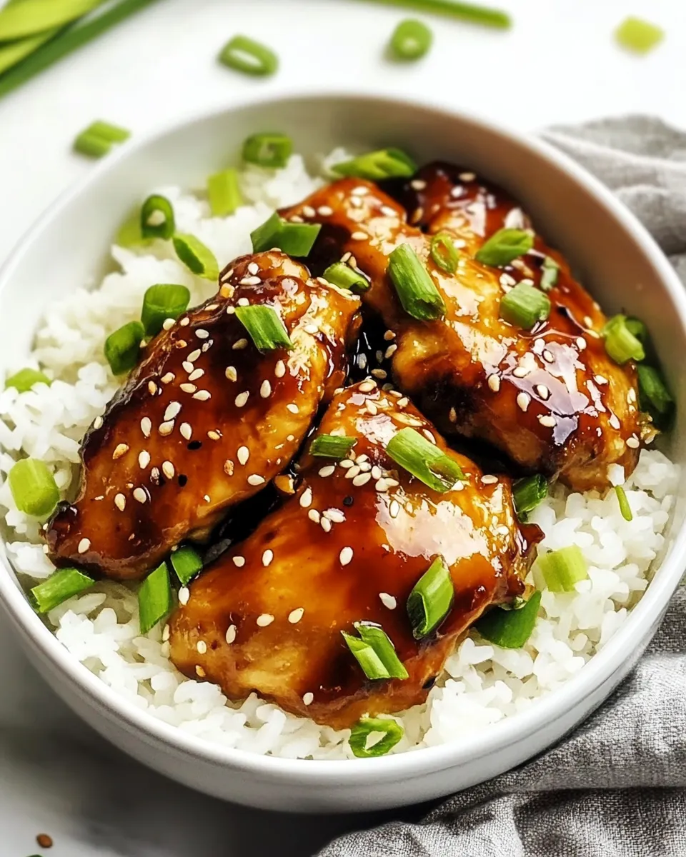 Easy Sticky Asian Glazed Chicken recipe photo