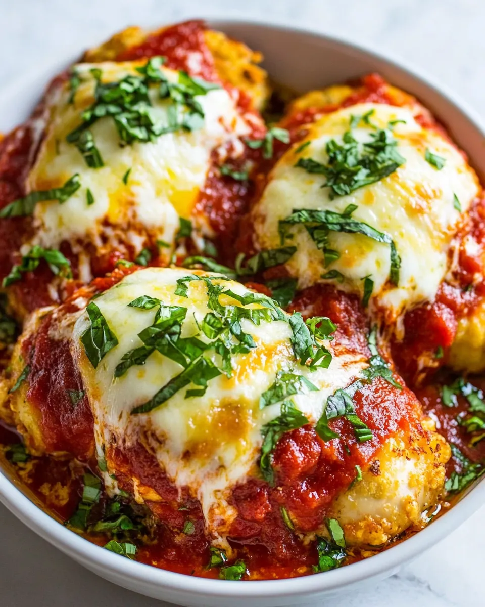 Delicious Stuffed Chicken Parmesan Recipe (with GF Option) recipe photo