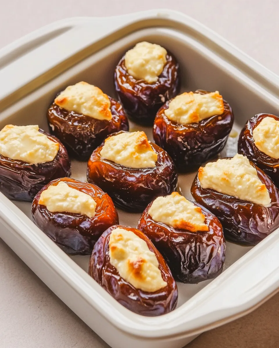 Classic Stuffed Dates with Goat Cheese image