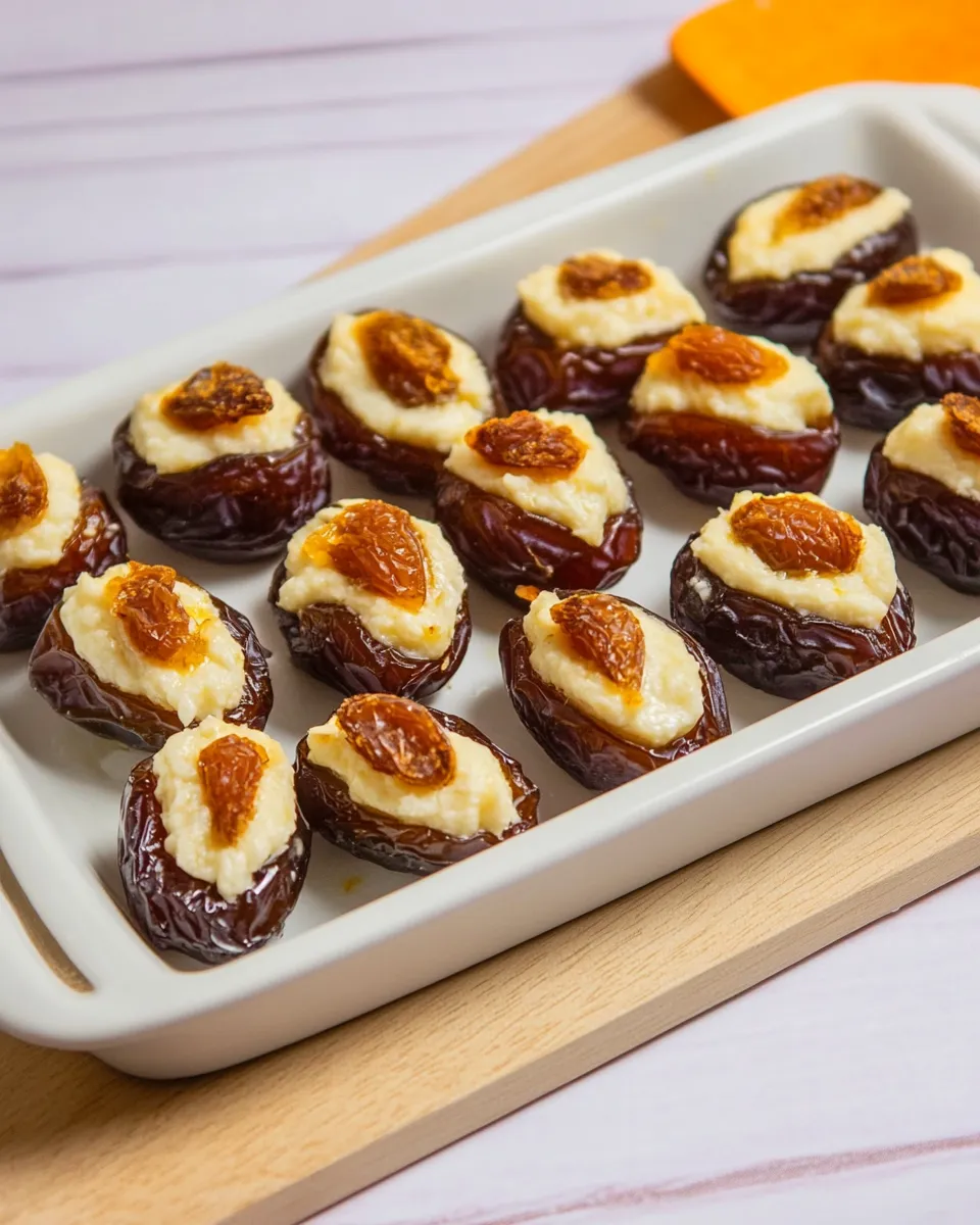 Delicious Stuffed Dates with Goat Cheese dish photo