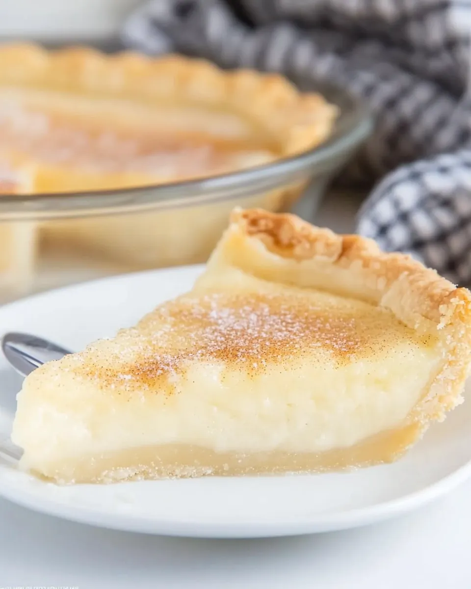 Classic Sugar Cream Pie Recipe image