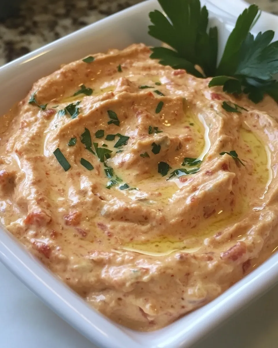 Homemade Sun Dried Tomato Dip photo