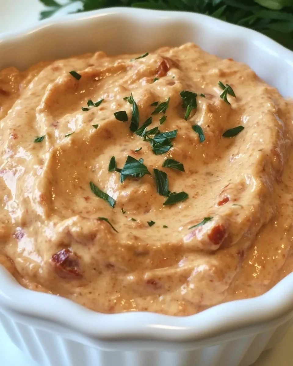 Delicious Sun Dried Tomato Dip dish photo