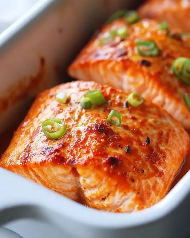 Homemade Sunday Suppers: Sweet and Spicy Sriracha Baked Salmon photo