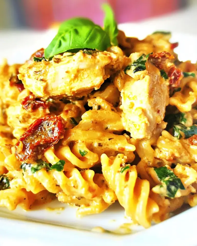 Homemade Sundried Tomato Chicken Pasta photo