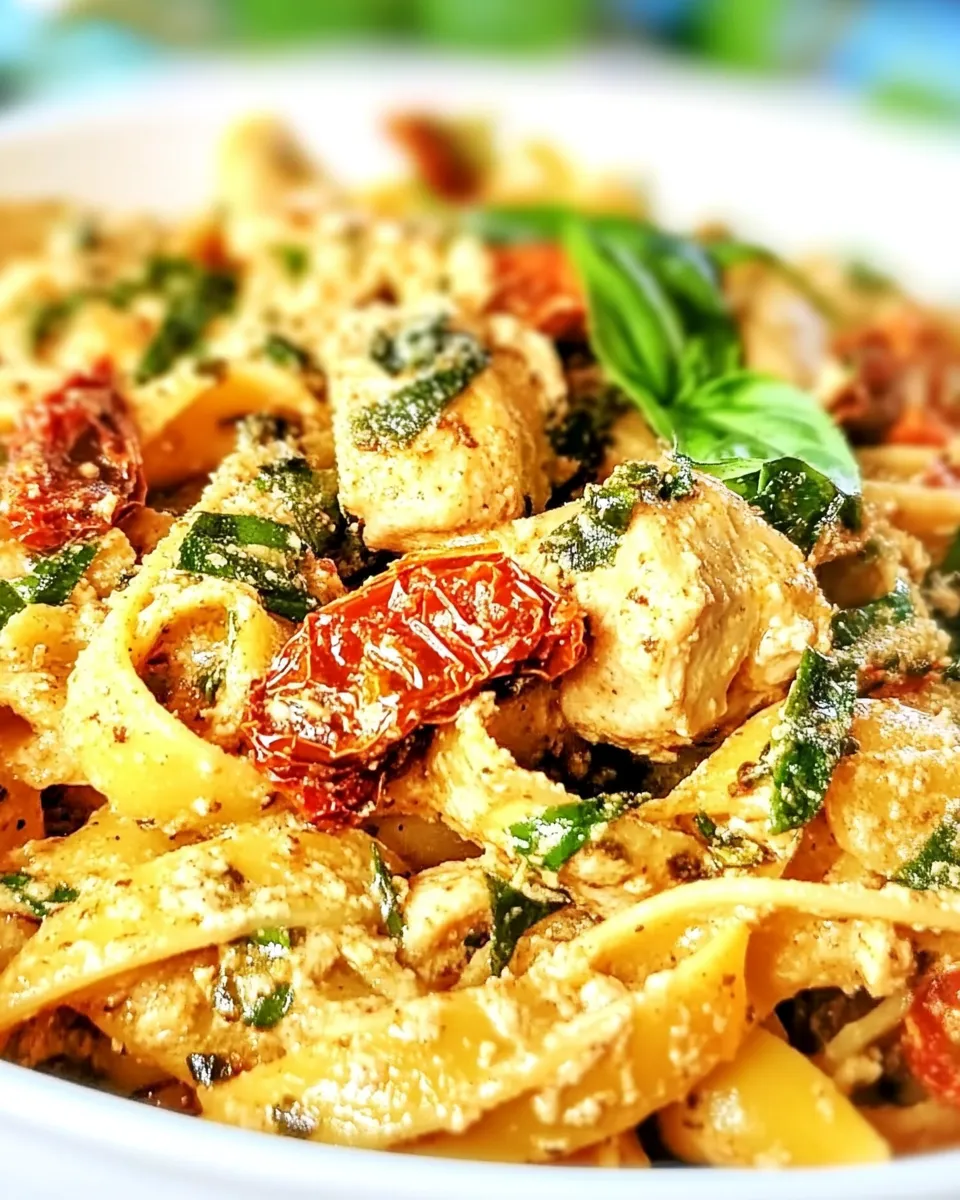 Classic Sundried Tomato Chicken Pasta image