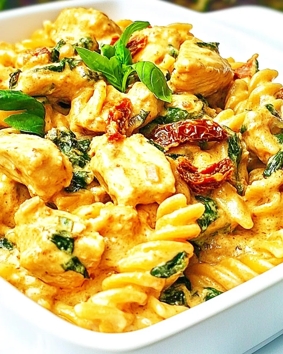 Easy Sundried Tomato Chicken Pasta recipe photo