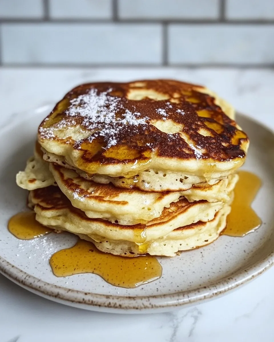 Classic Super Easy Three-Ingredient Pancakes image