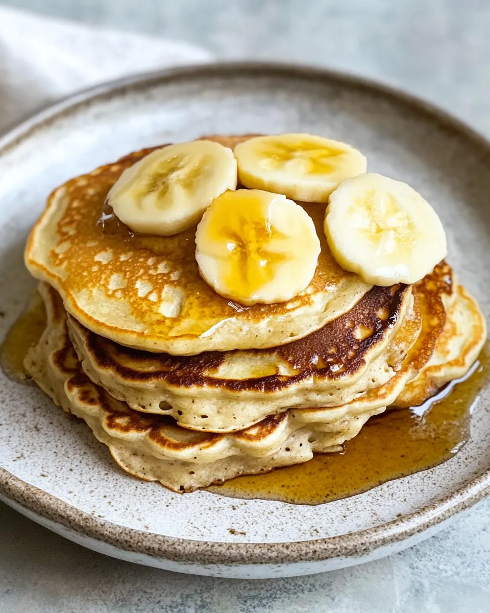 Quick Super Easy Three-Ingredient Pancakes dish photo